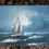 Thumbnail: Freedom sailboat acrylics on canvas 