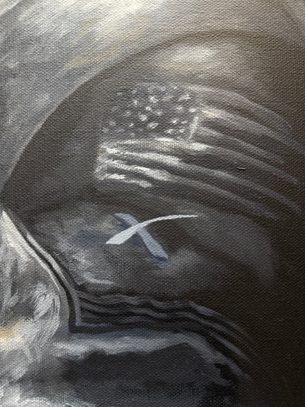 Thumbnail: Elon Musk’s Knight Vision on gallery canvas  30 x 40”