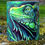 Thumbnail: Green Iguana wild art 11oz ceramic Mug