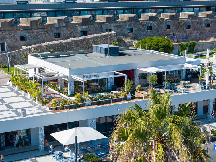 Vista aérea do KBueno Steak House