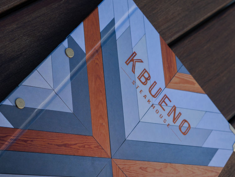 Menu do KBueno Steak House