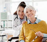 face-happy-doctor-with-old-woman-wheelchair-consultation-healthcare-hospital-clinic-portra