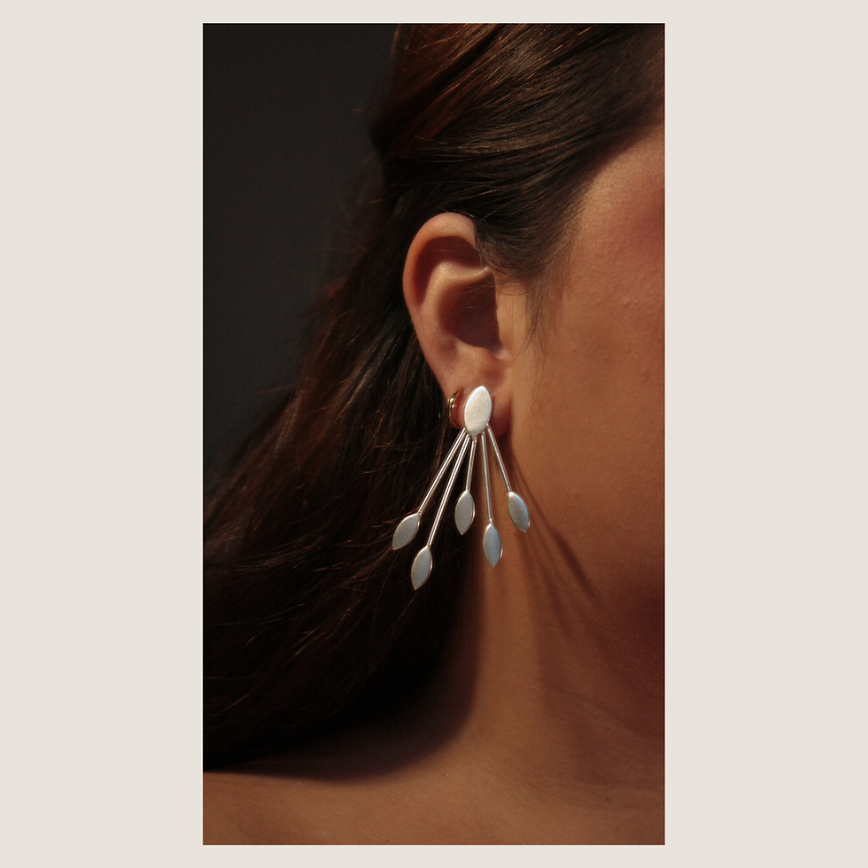 Miniatura: Pendientes muchas hojas