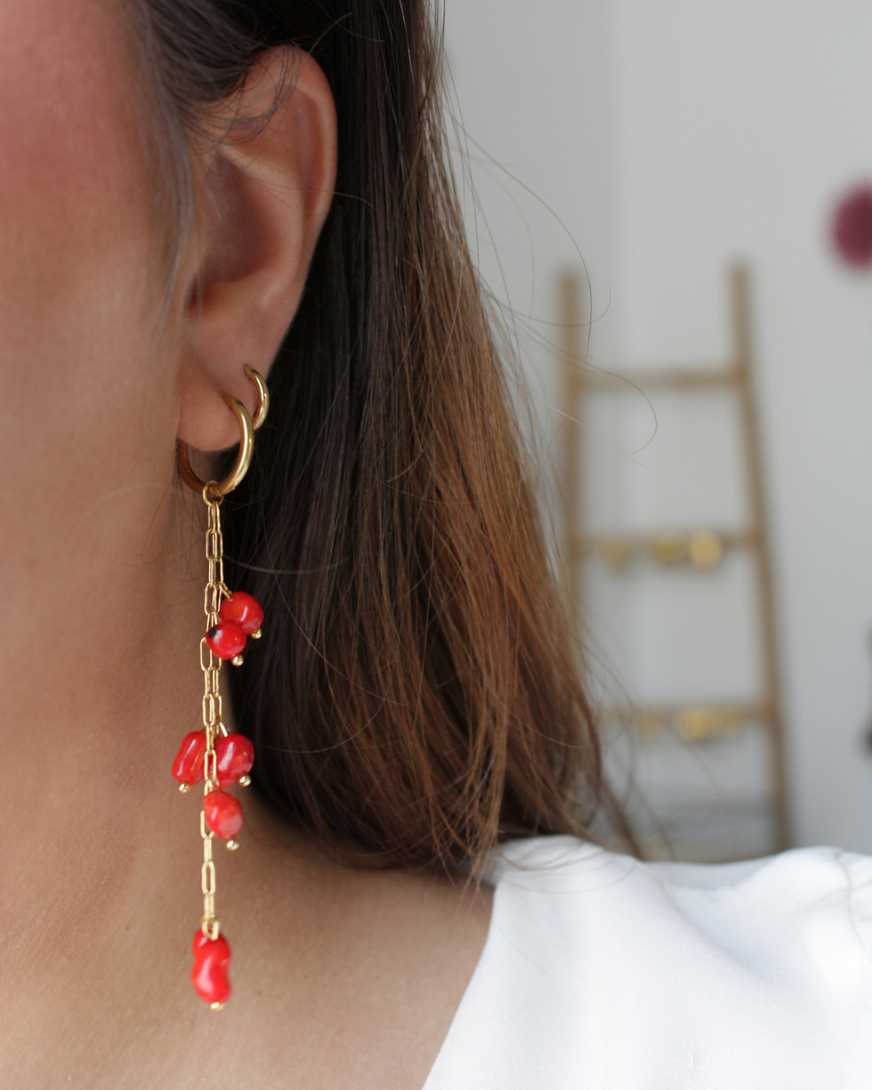 Miniatura: Pendientes Tequila Sunrise