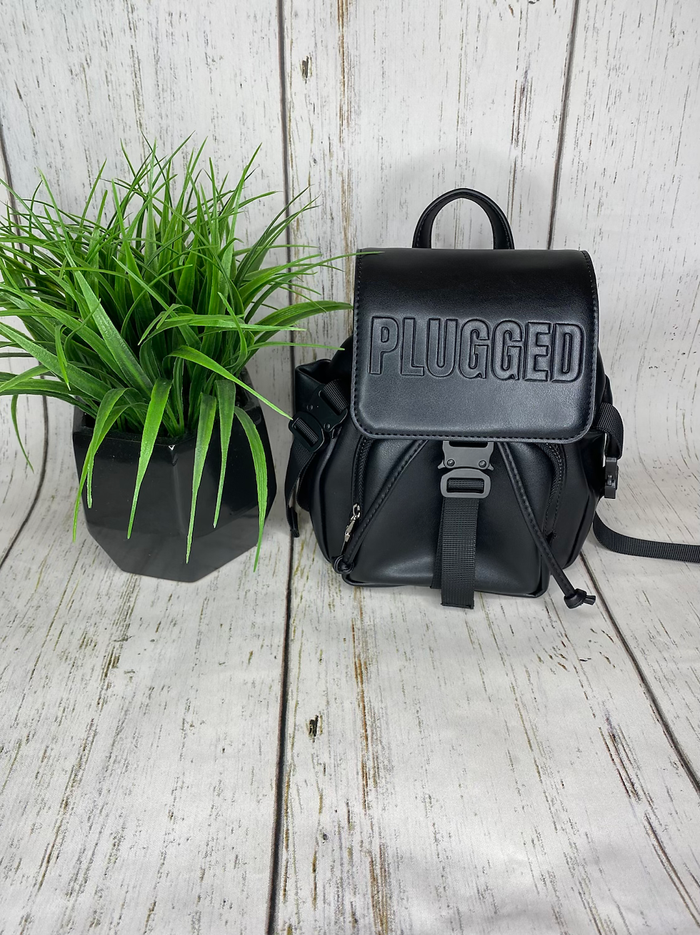 Thumbnail: “THE PLUGGED BAG” Mini Backpack 
