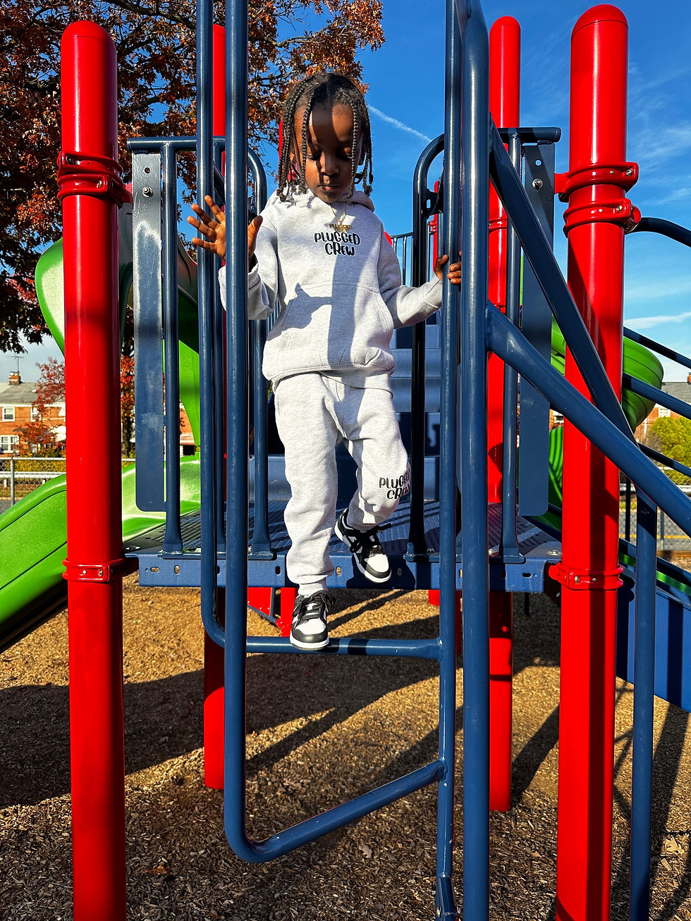 Thumbnail: “The World Is Yours” PLUGGED Sweatsuit (Grey)