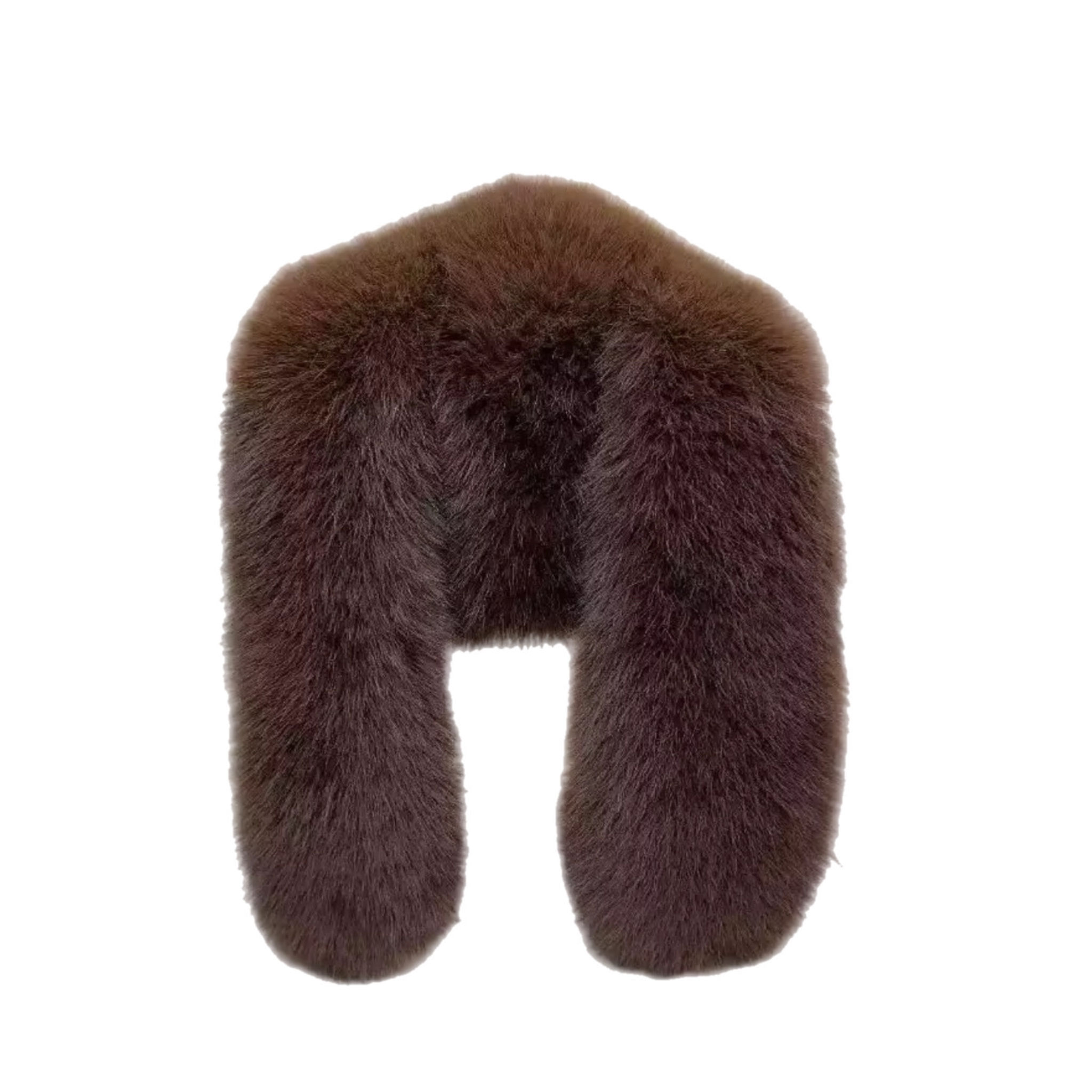 Bunny Fur Hat (Brown)