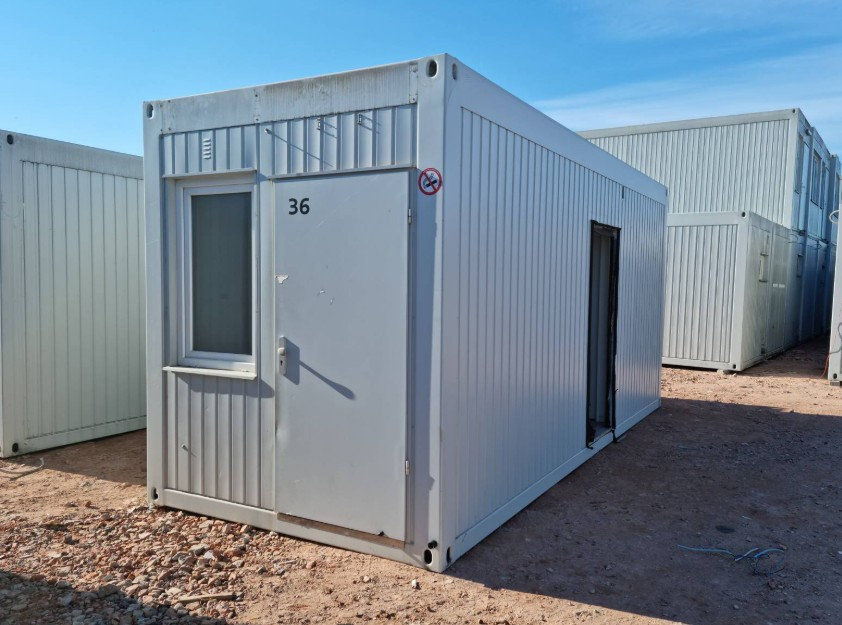 Miniaturbild: Wohn- und Bürocontainer 15 m² mit Dusche, WC und Küchenanschluss