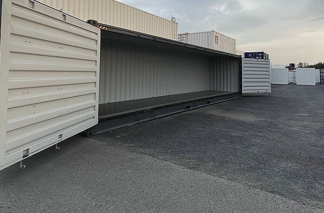 Miniature : Container maritime 40′ HC OPEN SIDE 1er voyage
