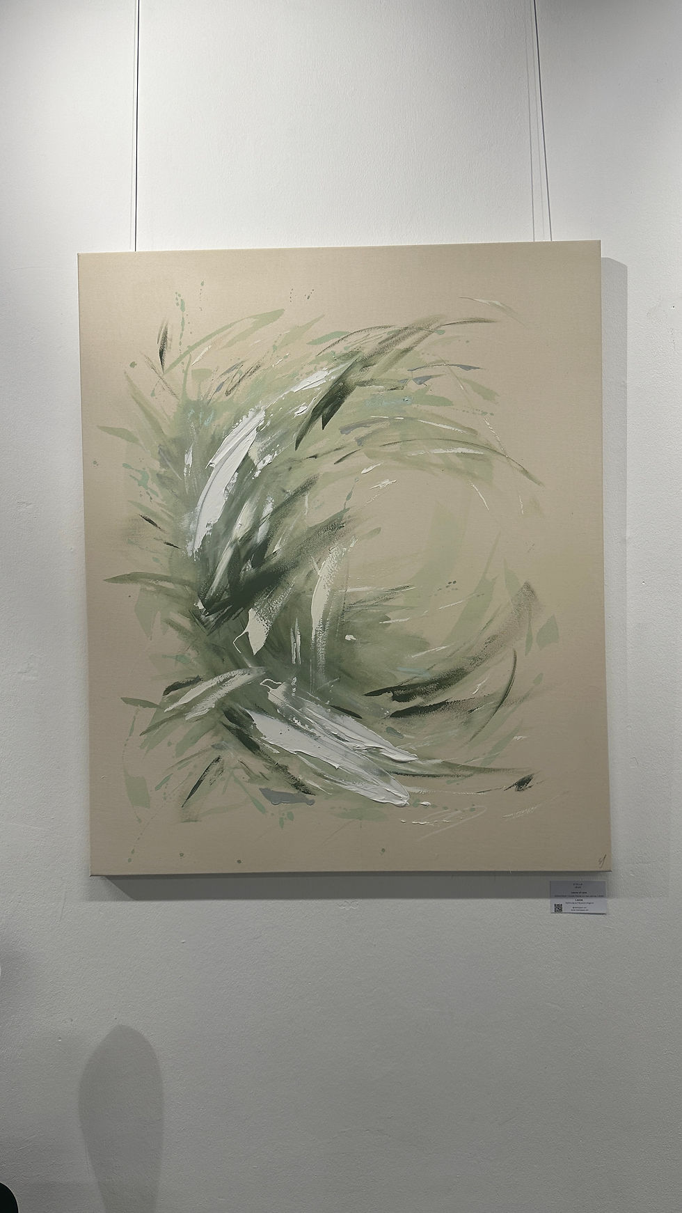 Miniaturbild: Leaves of calm I 100x120cm