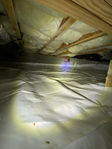 Crawlspace moisture inspection:  water stains, Home Revive RVA