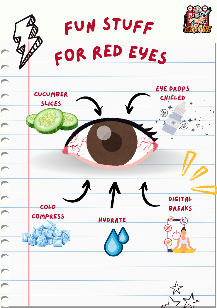 Fixes for Red Eyes from Cannabis Smoke
