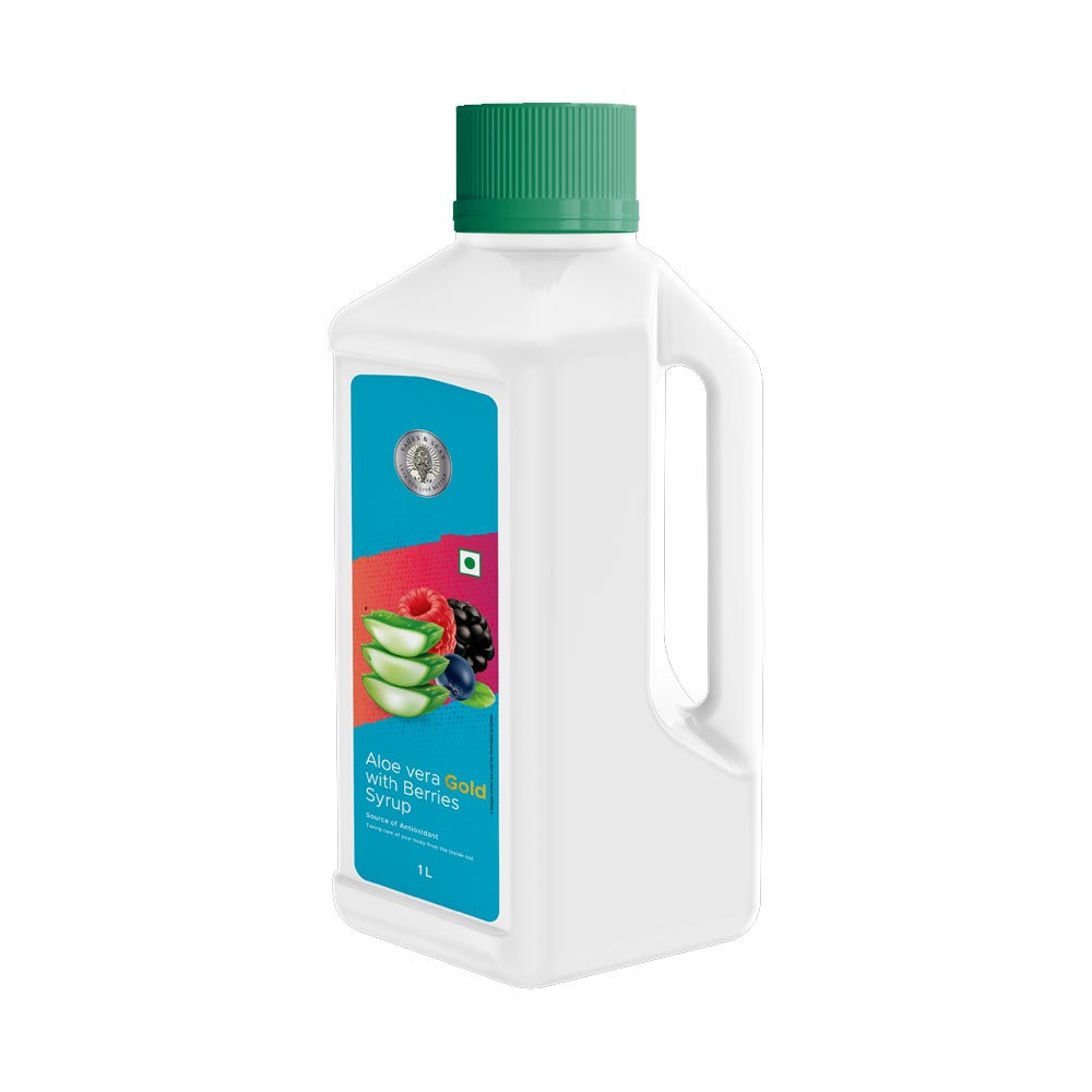 sages and seas aloe vera gold with berries syrup 1 litre