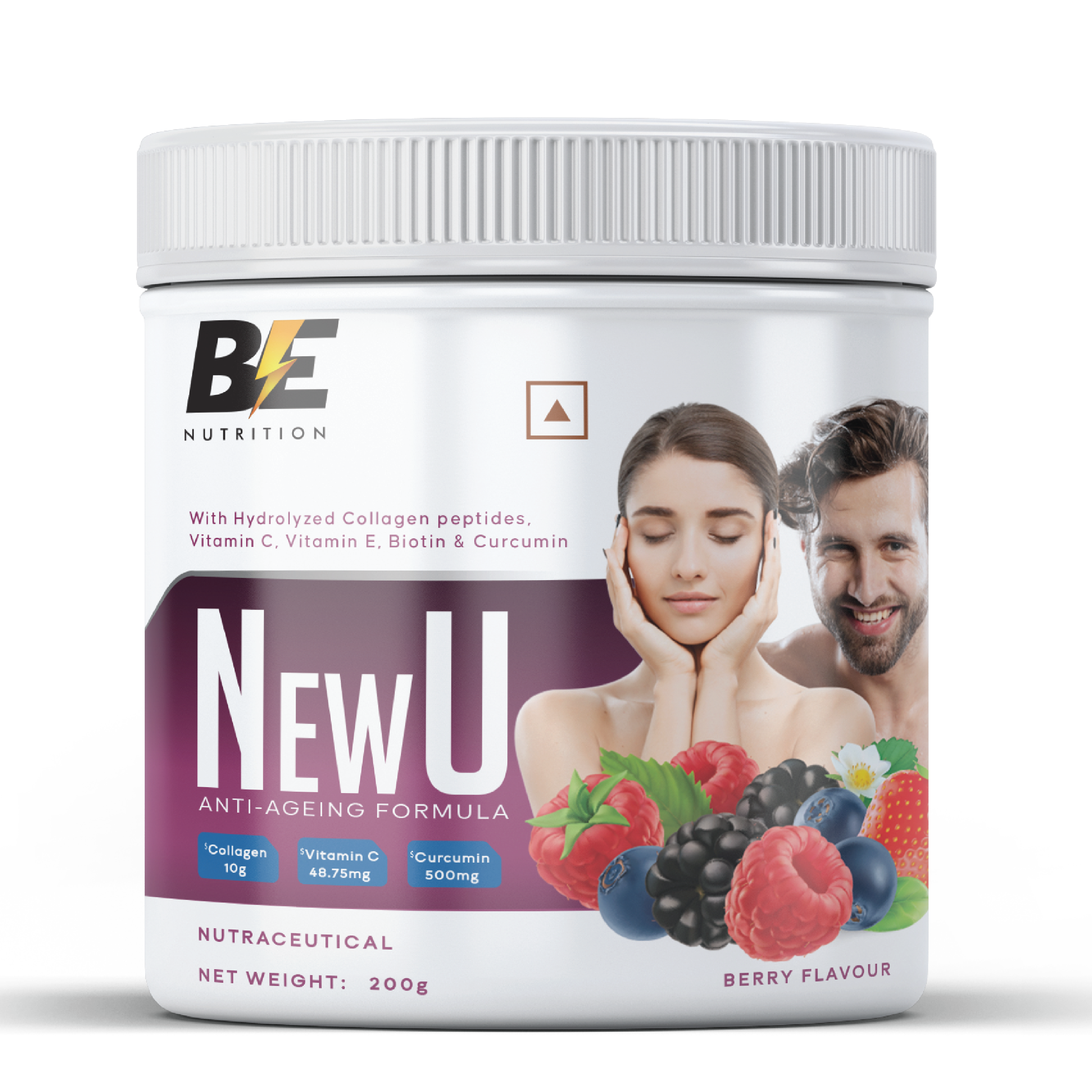 be nutrition newu anti-ageing formula berry 200 gm