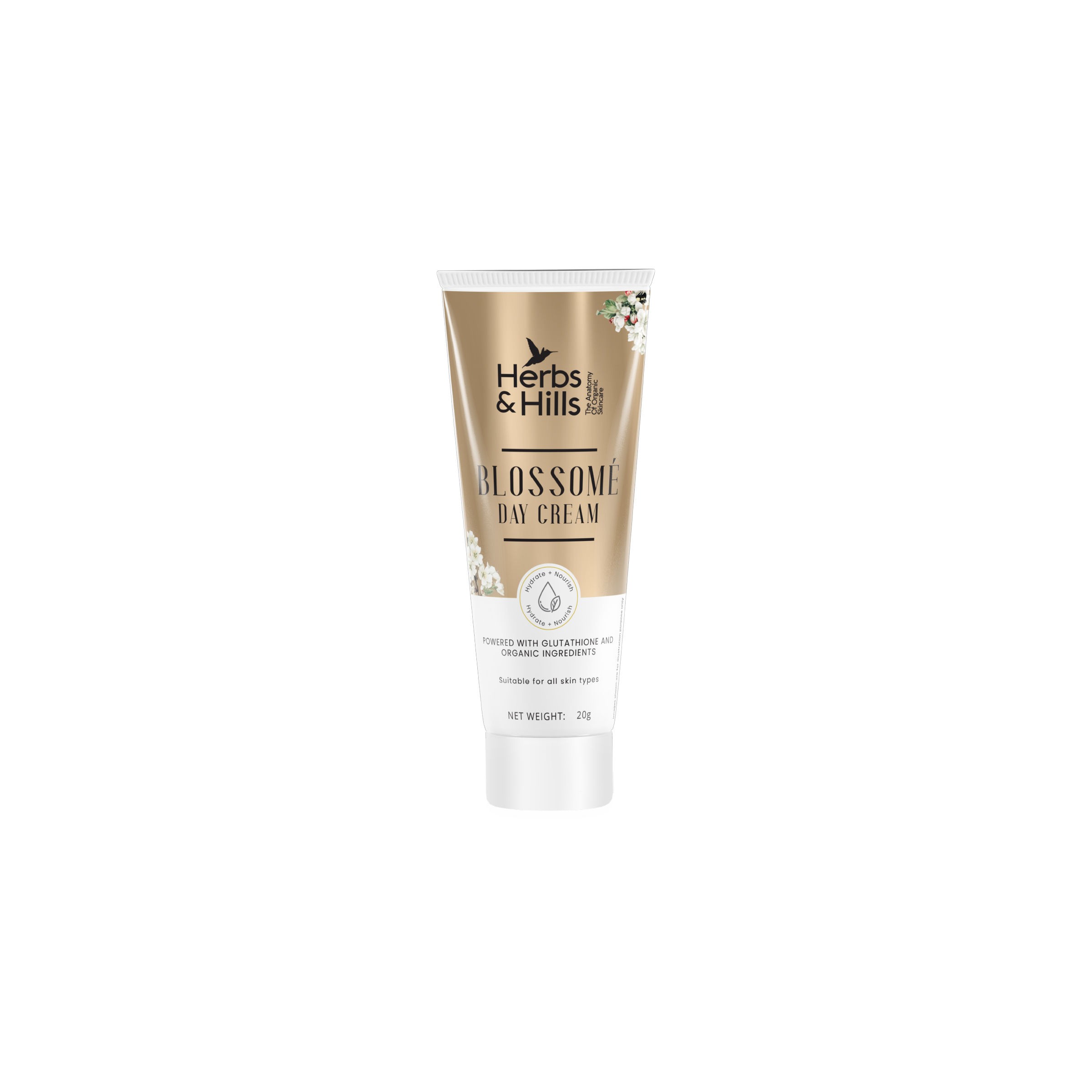 miniature packaging - blossome day cream 20g