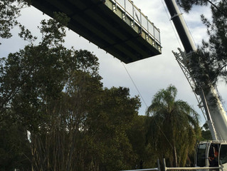 Space Age Pedestrian Bridges... Anything but pedestrian!