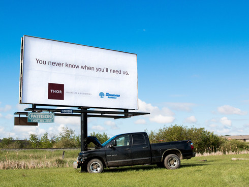 Thor Insurance - Stunt Billboard