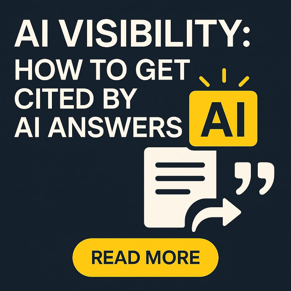 What “AI visibility” means (and why it matters)