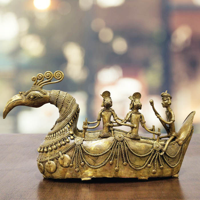 Thumbnail: Bastar Dhokra Tribal Swan Boat