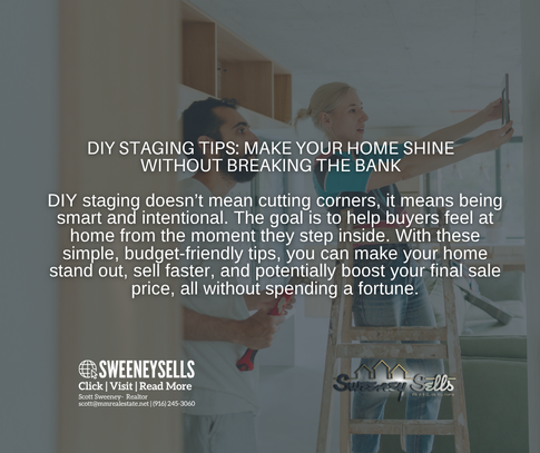 DIY Staging Tips: Make Your Home Shine Without Breaking the Bank
