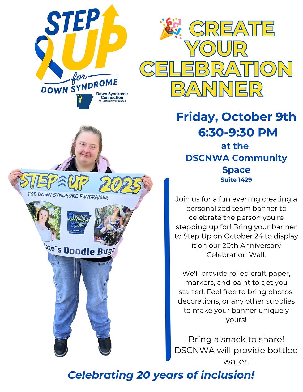 Create your own banner night - Step Up 2026