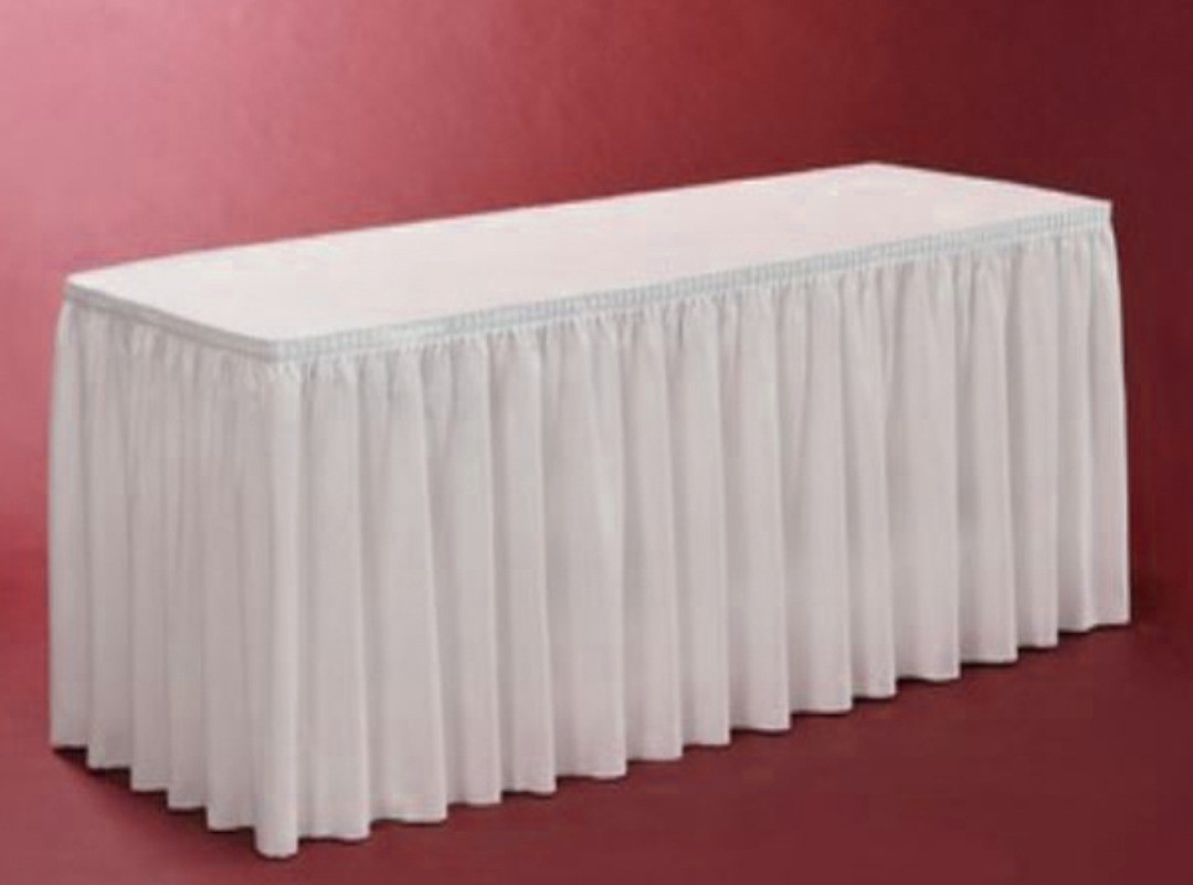 Banketttisch mit und ohne Skirting