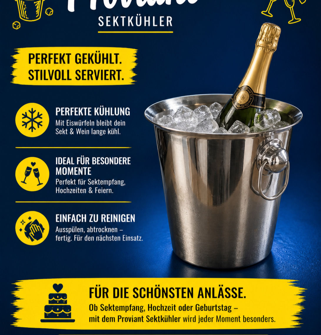 Sektkühler (Flaschenkühler)