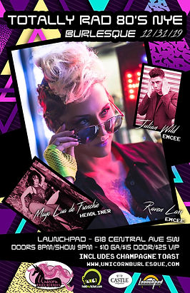 Totally Rad 80's NYE 2019