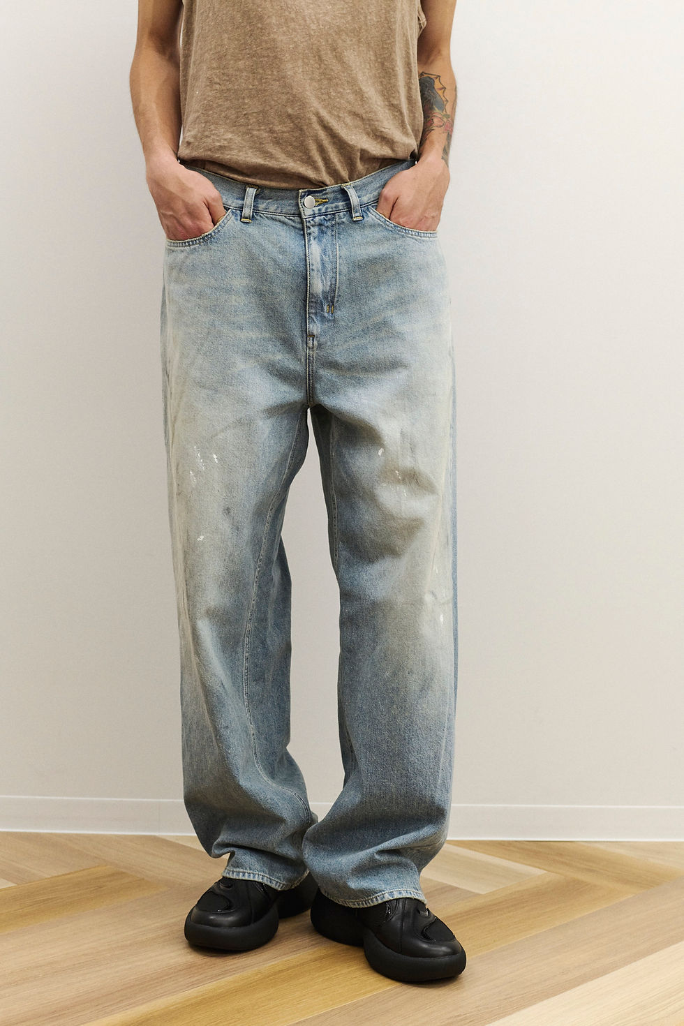 サムネイル： 11OZ DENIM BAGGY JEANS