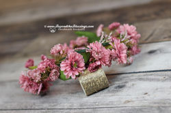 The Caralee Pink Boho Crown