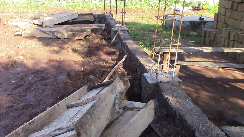 By Faith, the journey of a thousand miles has begun. A beautiful cafeteria for Wesley Mission School Moheto is envisaged.  