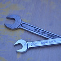 Two spanners from an engineer's toolbox.