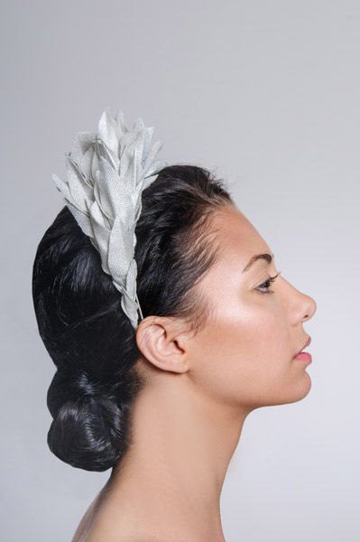 Thumbnail: Bridal and special occasion women's headband halo