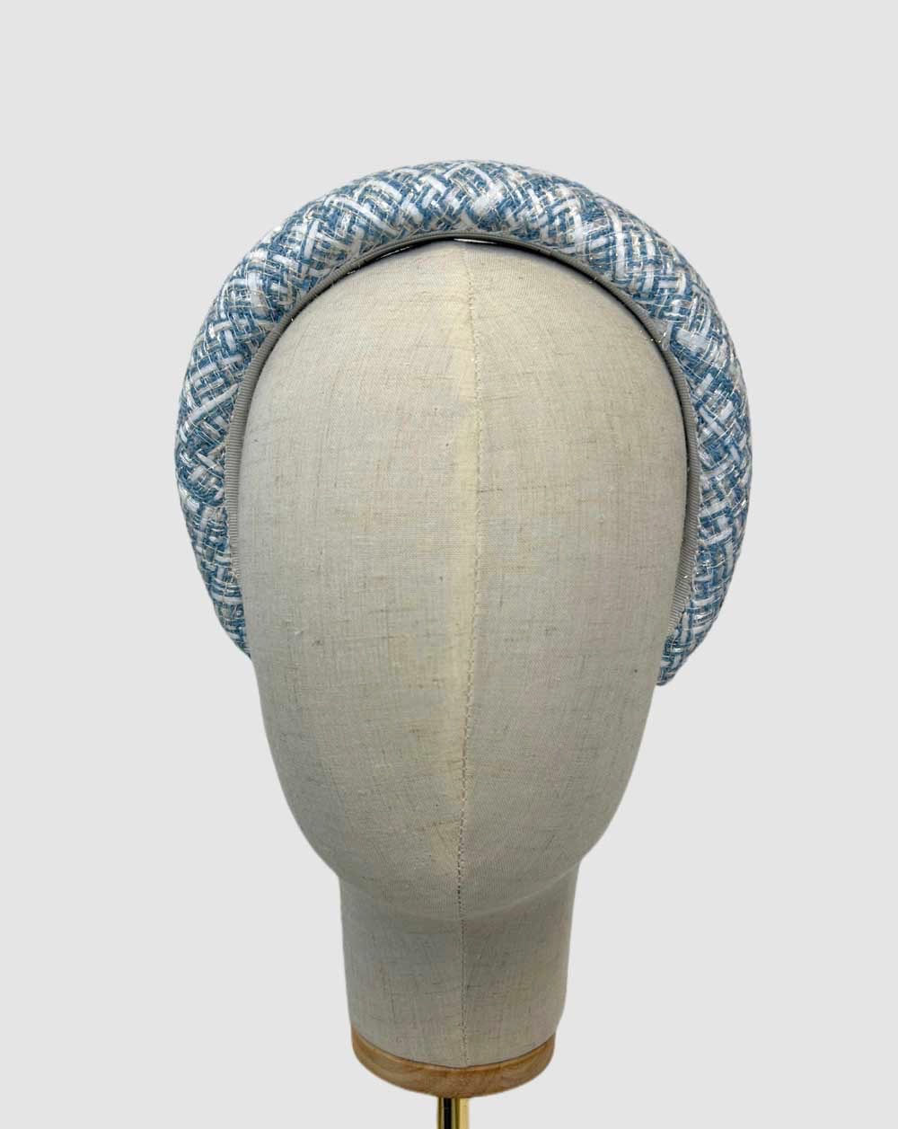 Grace - Blue and White Headband