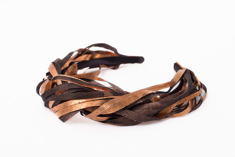Women's gold designer headband London