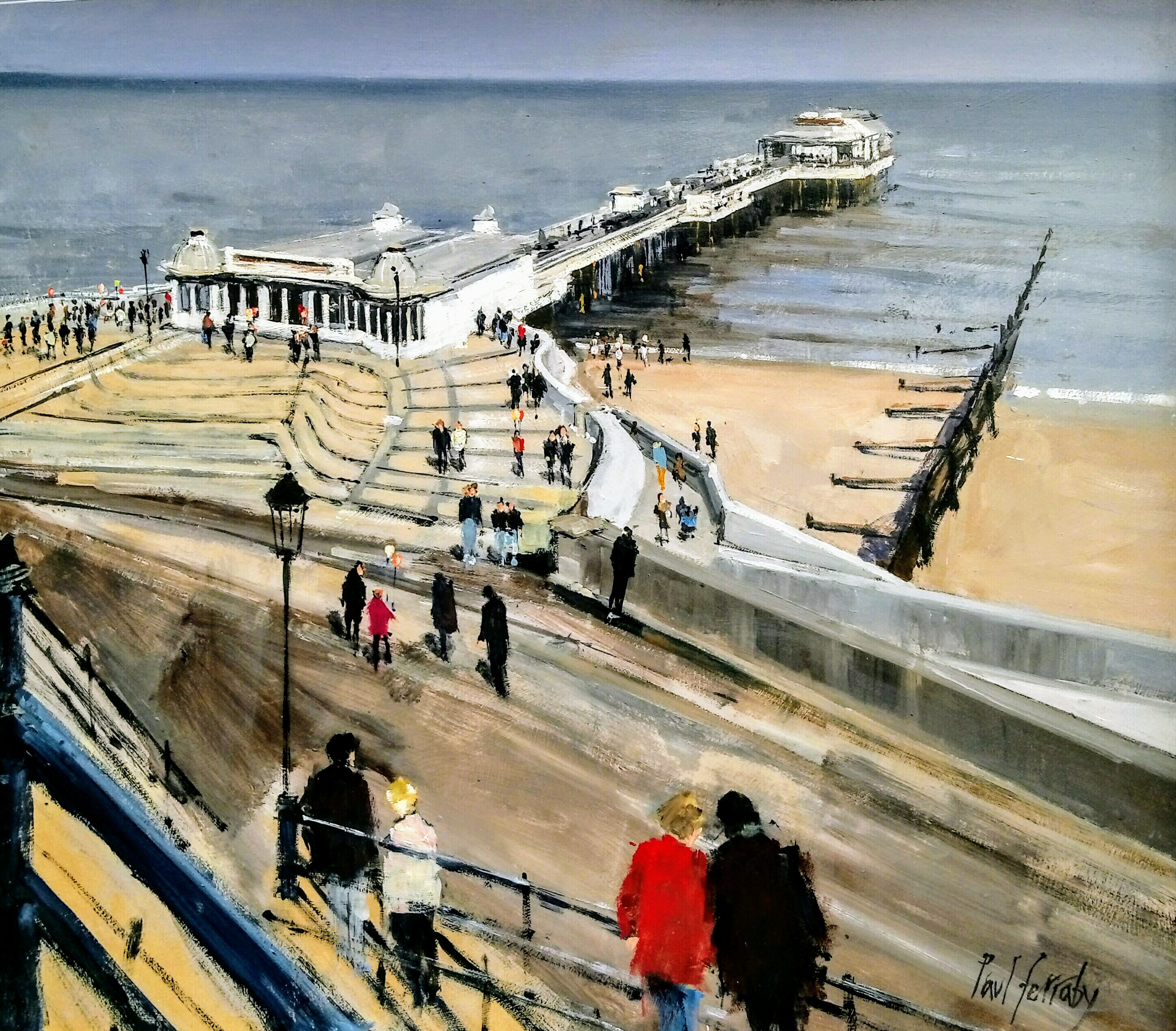 Looking Down on Comer Pier