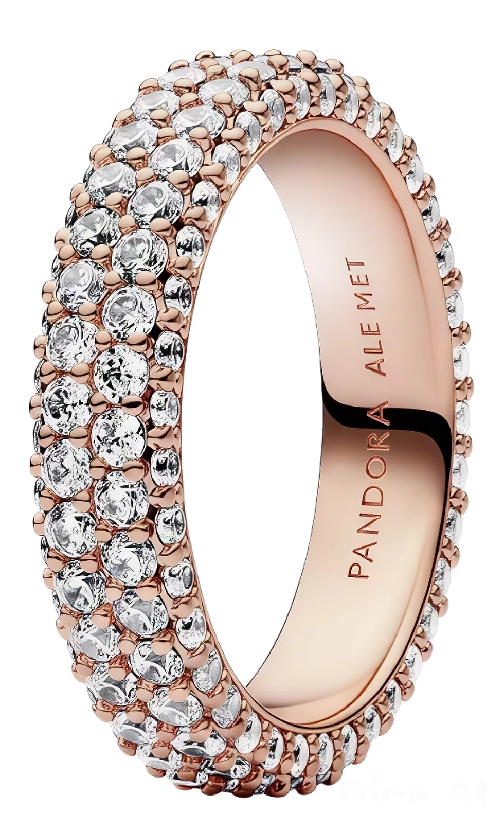 Anillo Timeless Pave Color Oro Rosa