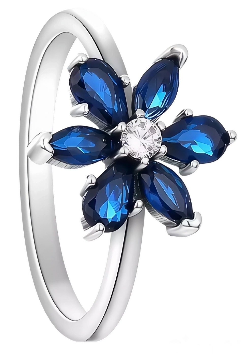 Anillo Ramillete Brillante de Herbario