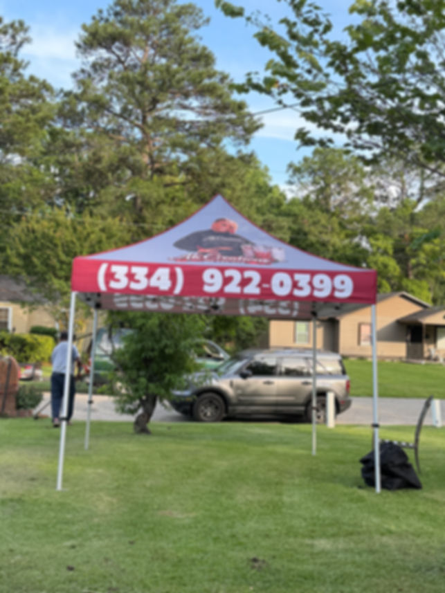 10x10 Customized Tent