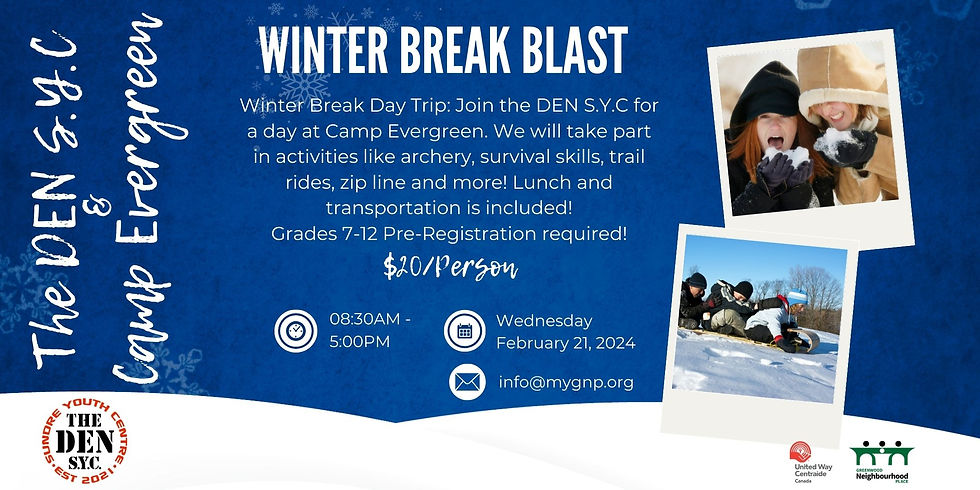 Winter Break Blast
