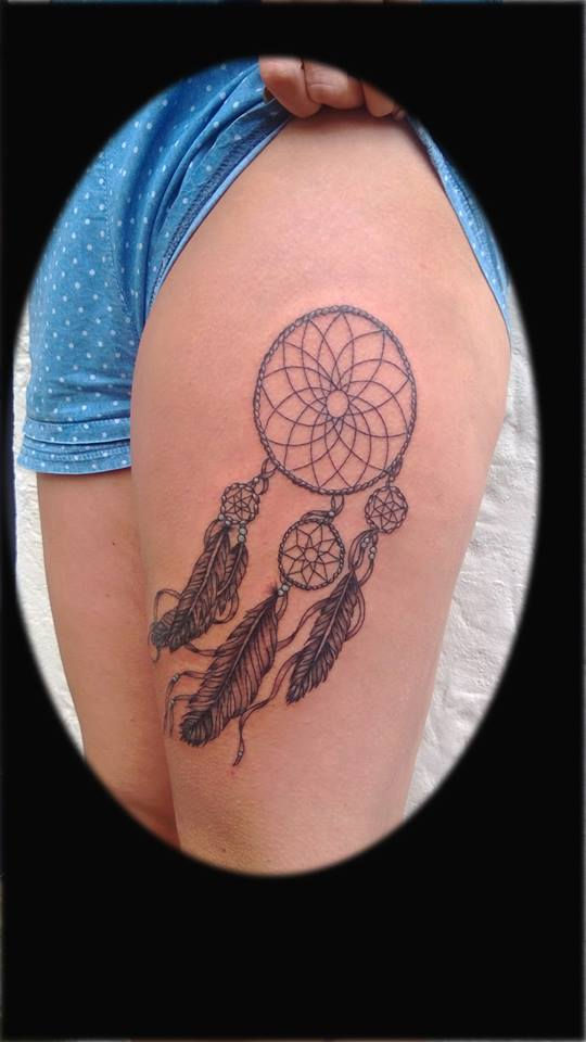 Dreamcatcher tattoo.Somerset