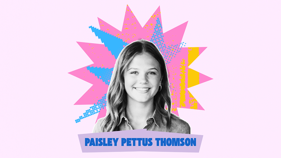Paisley Pettus Thomson, Junior Board Member of One Voice Arkansas