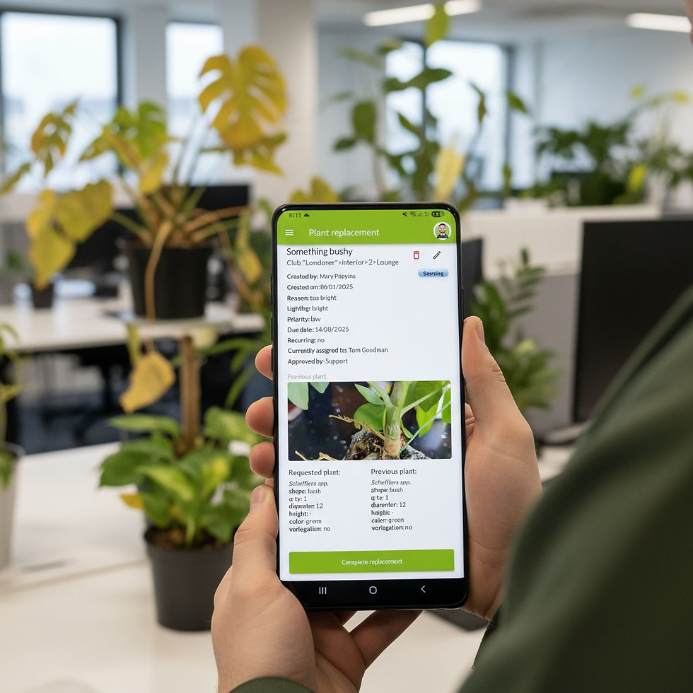 Adding a photo when requesting a replacement