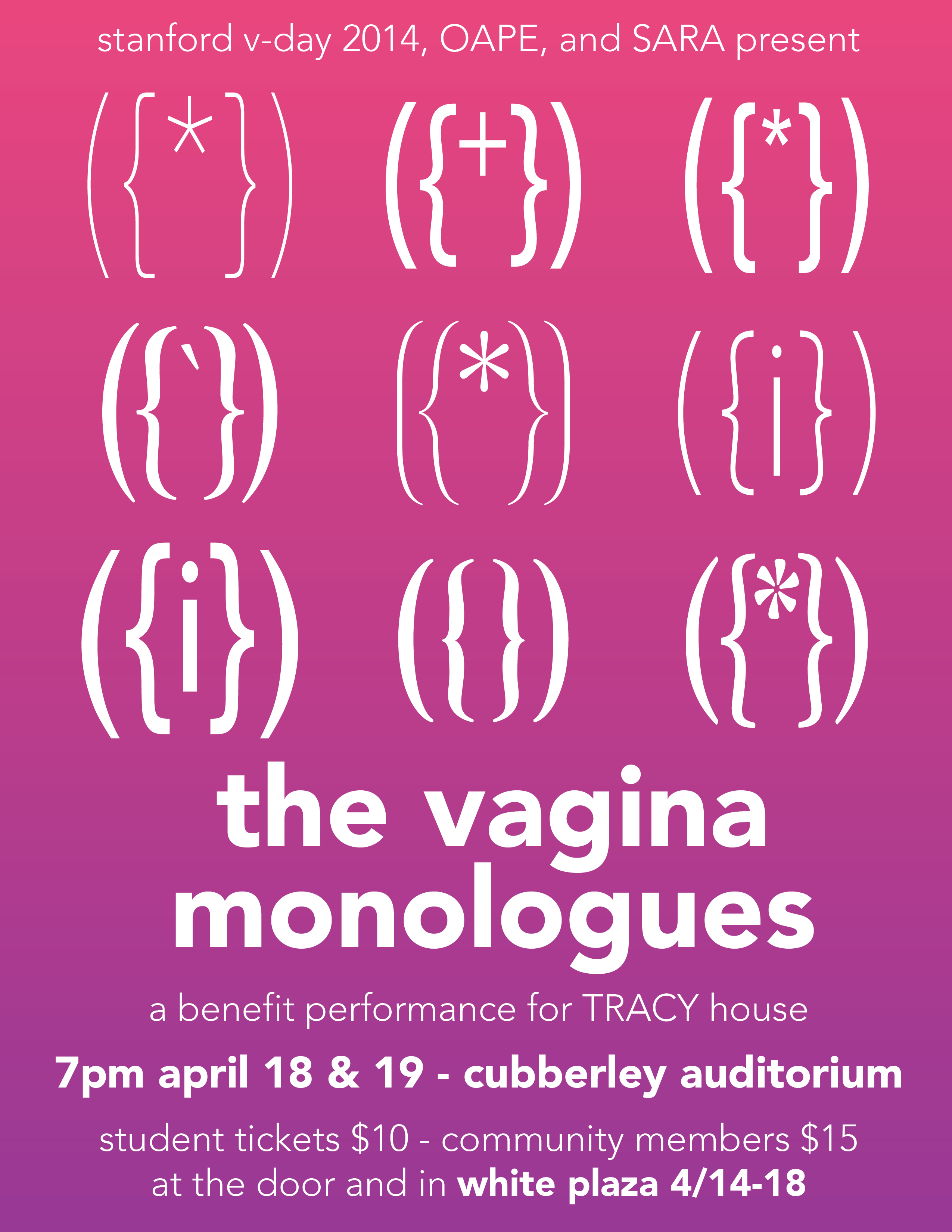 Vagina Monologues Poster