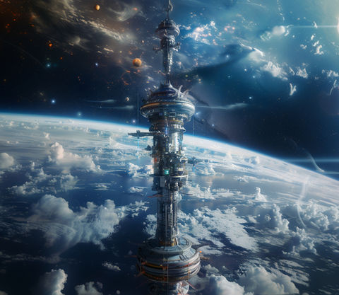 Estação Espiritual Espacial em órbita ao redor da Terra, responsável pela coordenação espiritual das atividades de Transcomunicação Instrumental (TCI).