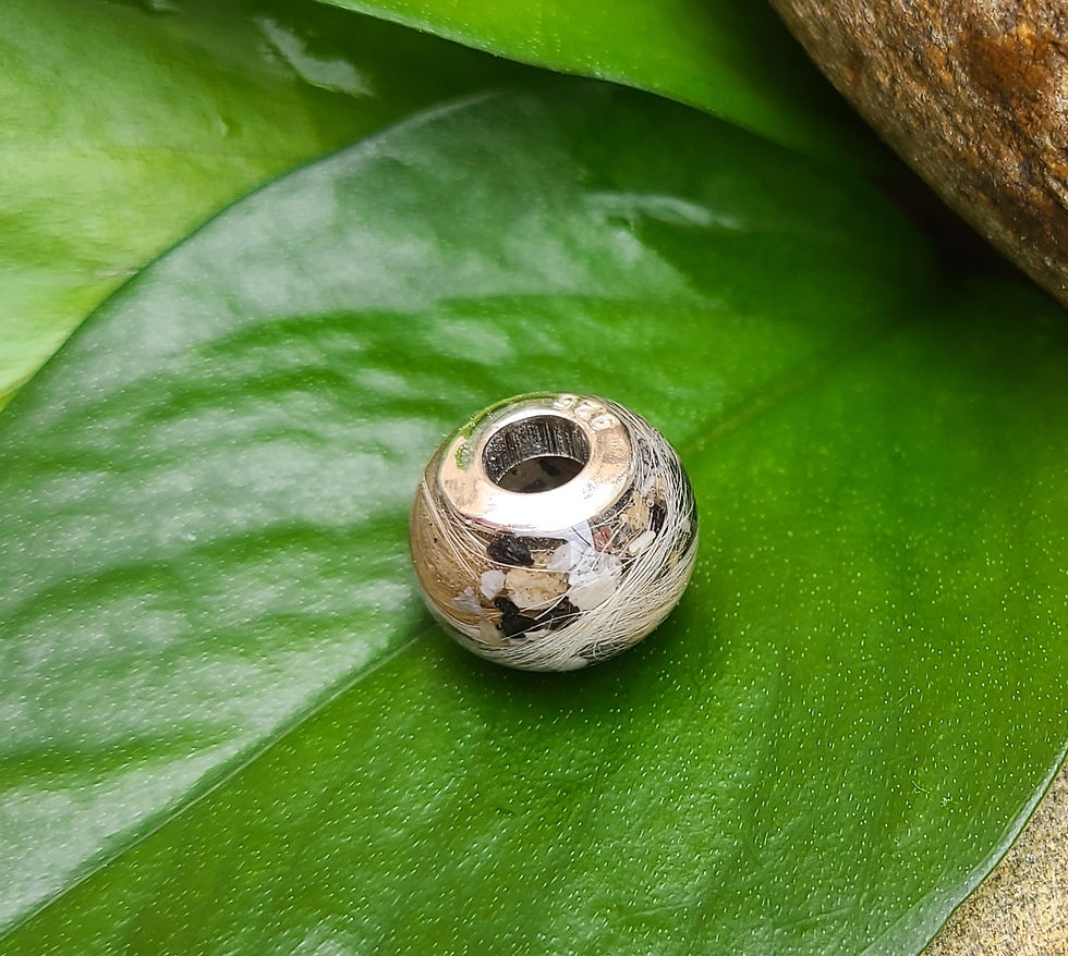 Thumbnail: European Charm Bead - 12 x 10 mm