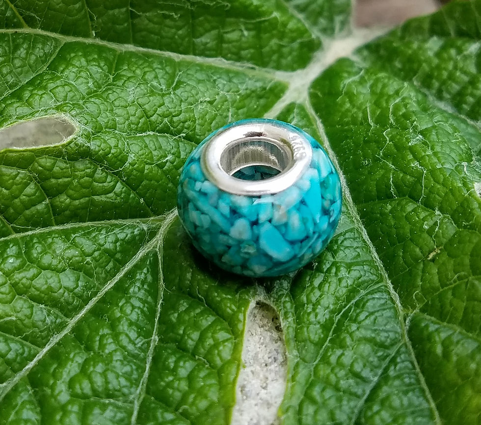 Thumbnail: European Charm Bead - 13 x 9 mm