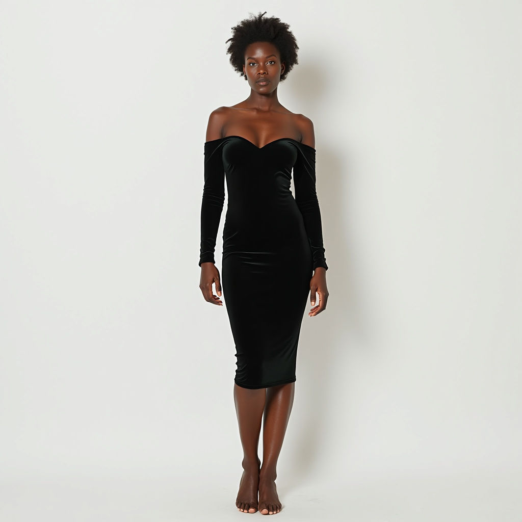 Velvet Bodycon Dress