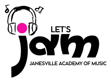 Janesville Academy of Music Let’s Jam logo