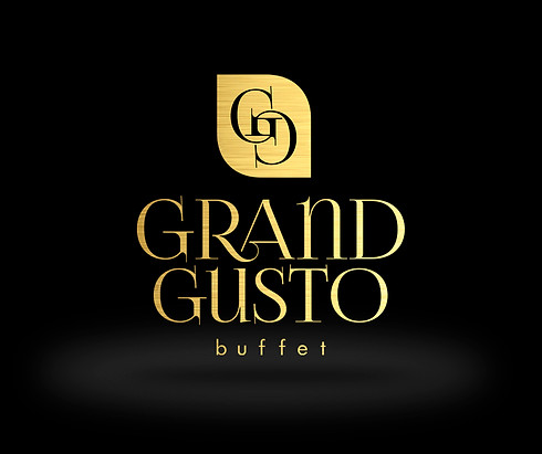 Logo do Grand Gusto Buffet, marca atendida com criação de textos e estratégias de Marketing.